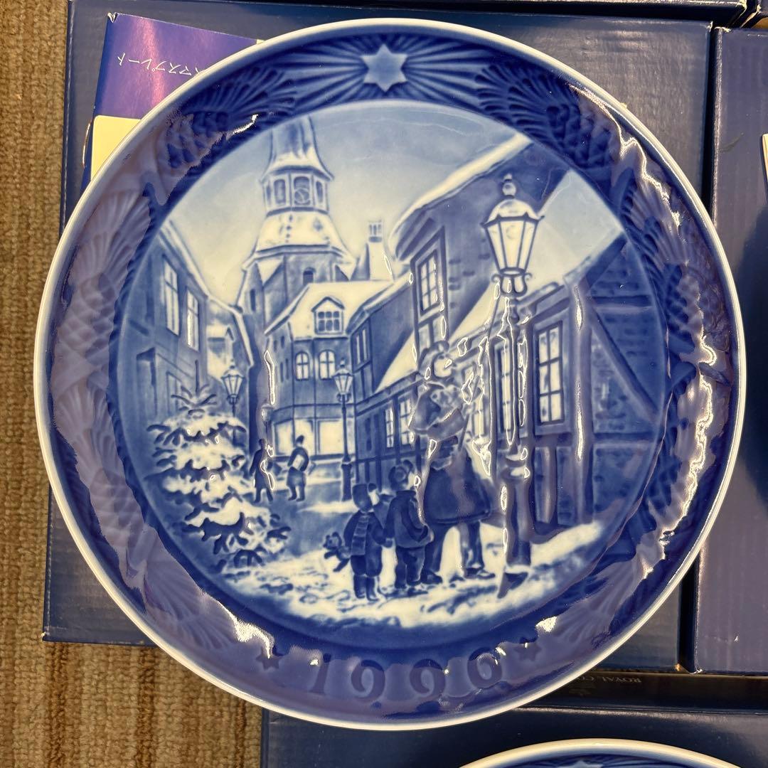 ロイヤルコペンハーゲン イヤープレート 1990-2000 11枚セット 未使用