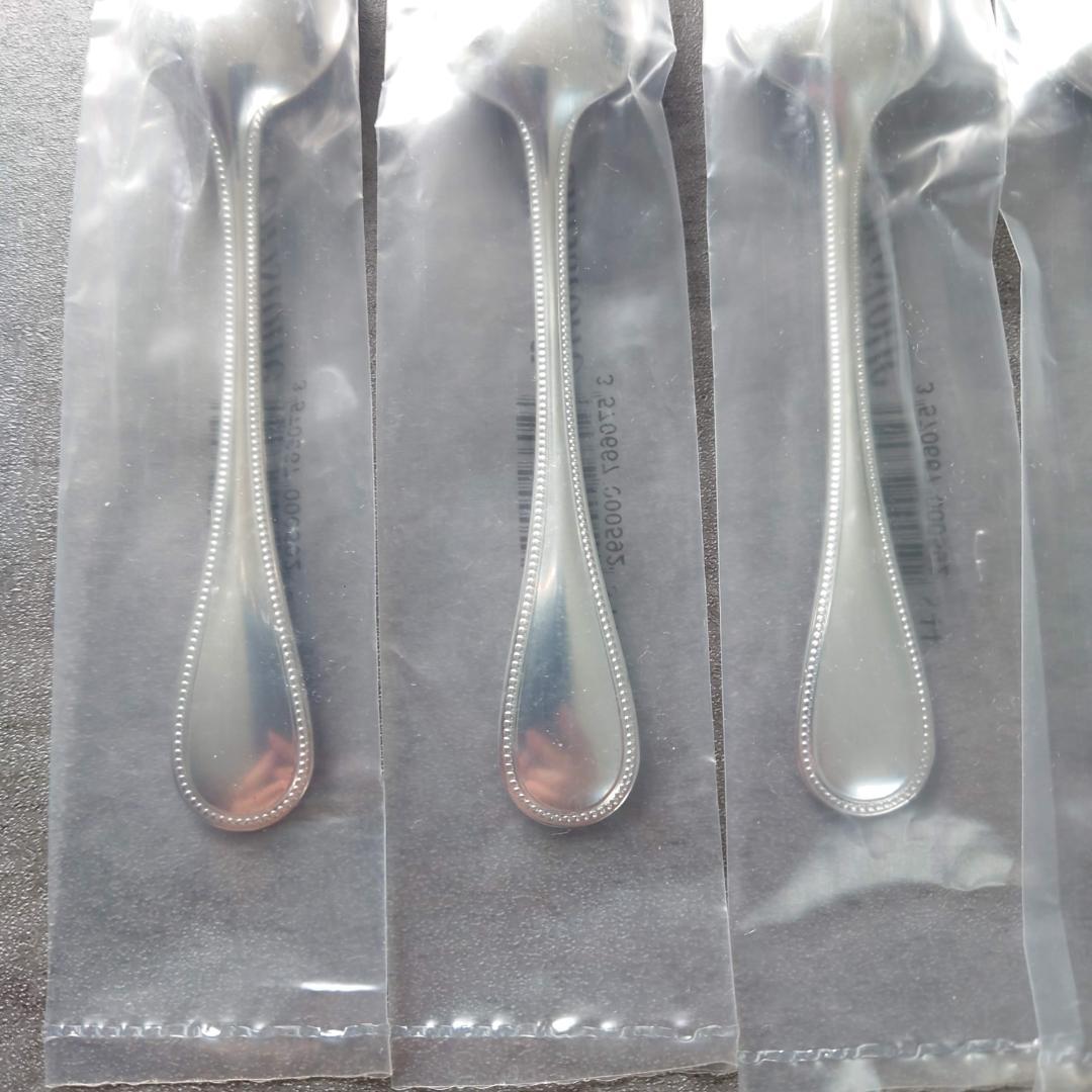 クリストフル パール コーヒースプーン 未開封 6点 紙箱入り