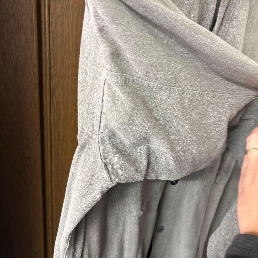 40s FIVE BROTHER”ブラックシャンブレー”黒シャン マチ付 シャツ