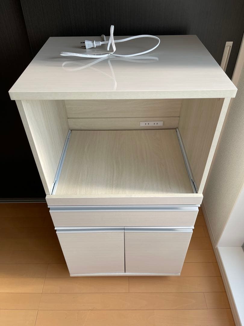 [最終値下げ！！！]木製キッチンボード　ホワイト