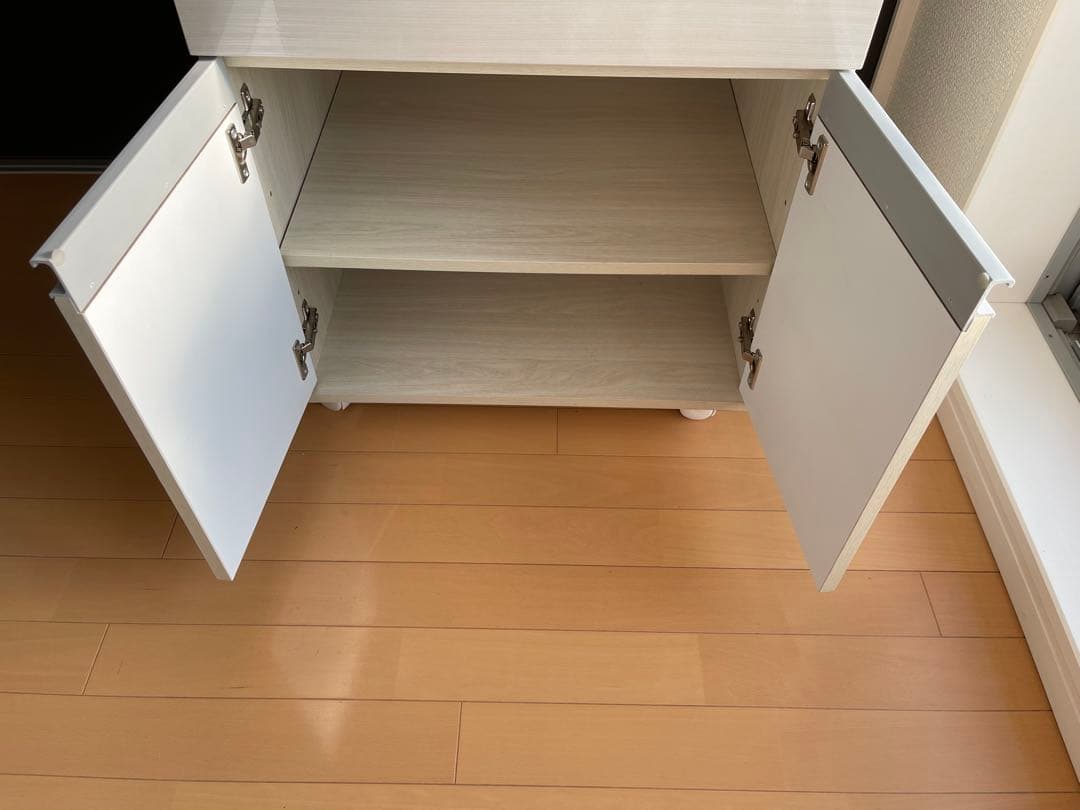 [最終値下げ！！！]木製キッチンボード　ホワイト