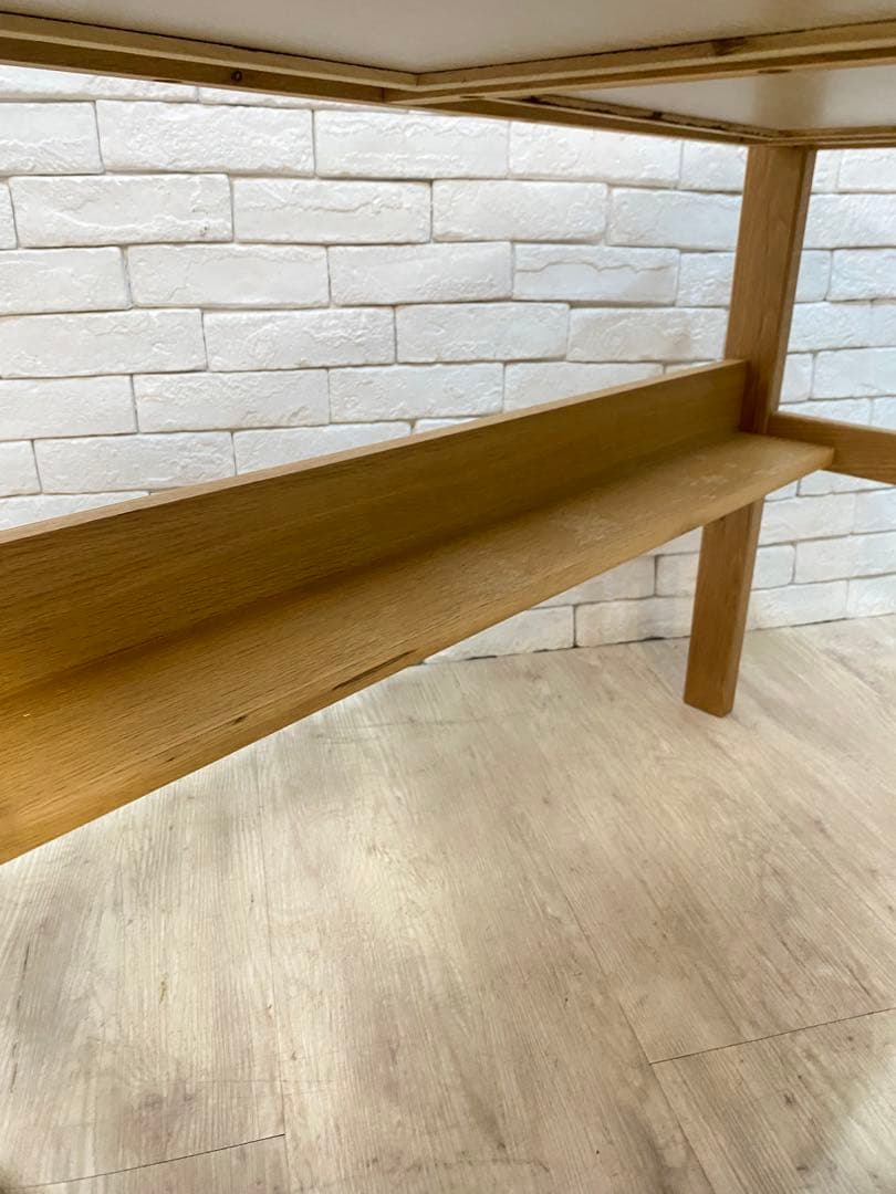 【東京都内23区配送無料】　無印良品 オーク　無垢材　デスク 机