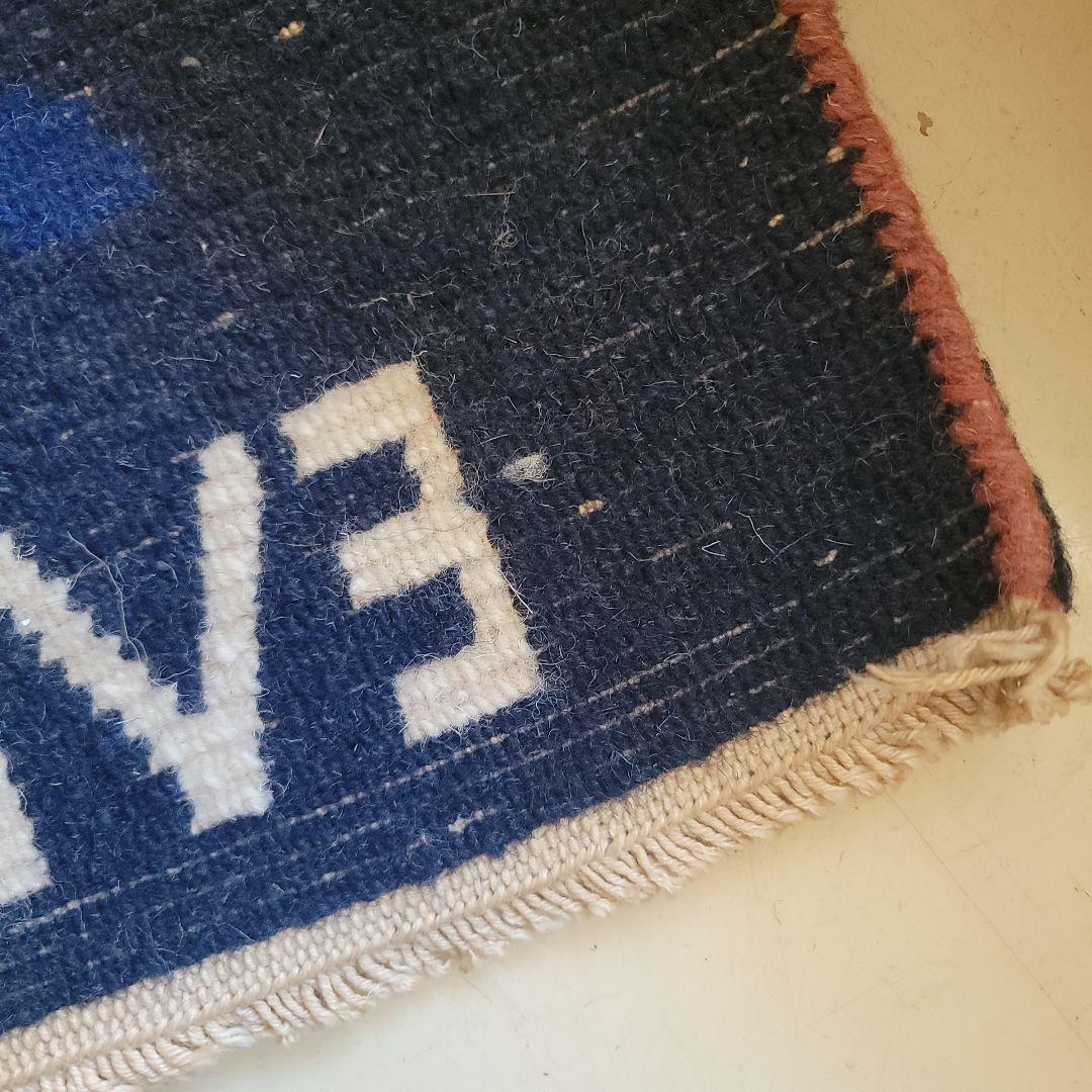 売約済みです！　2枚　ウール 100%ラグ　ネパール産　アンティークマット