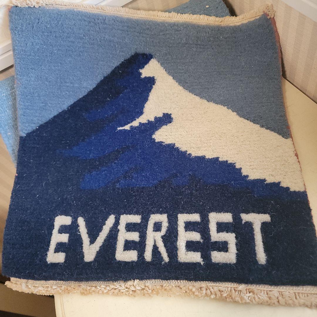 売約済みです！　2枚　ウール 100%ラグ　ネパール産　アンティークマット