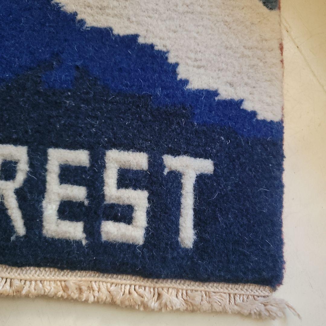 売約済みです！　2枚　ウール 100%ラグ　ネパール産　アンティークマット