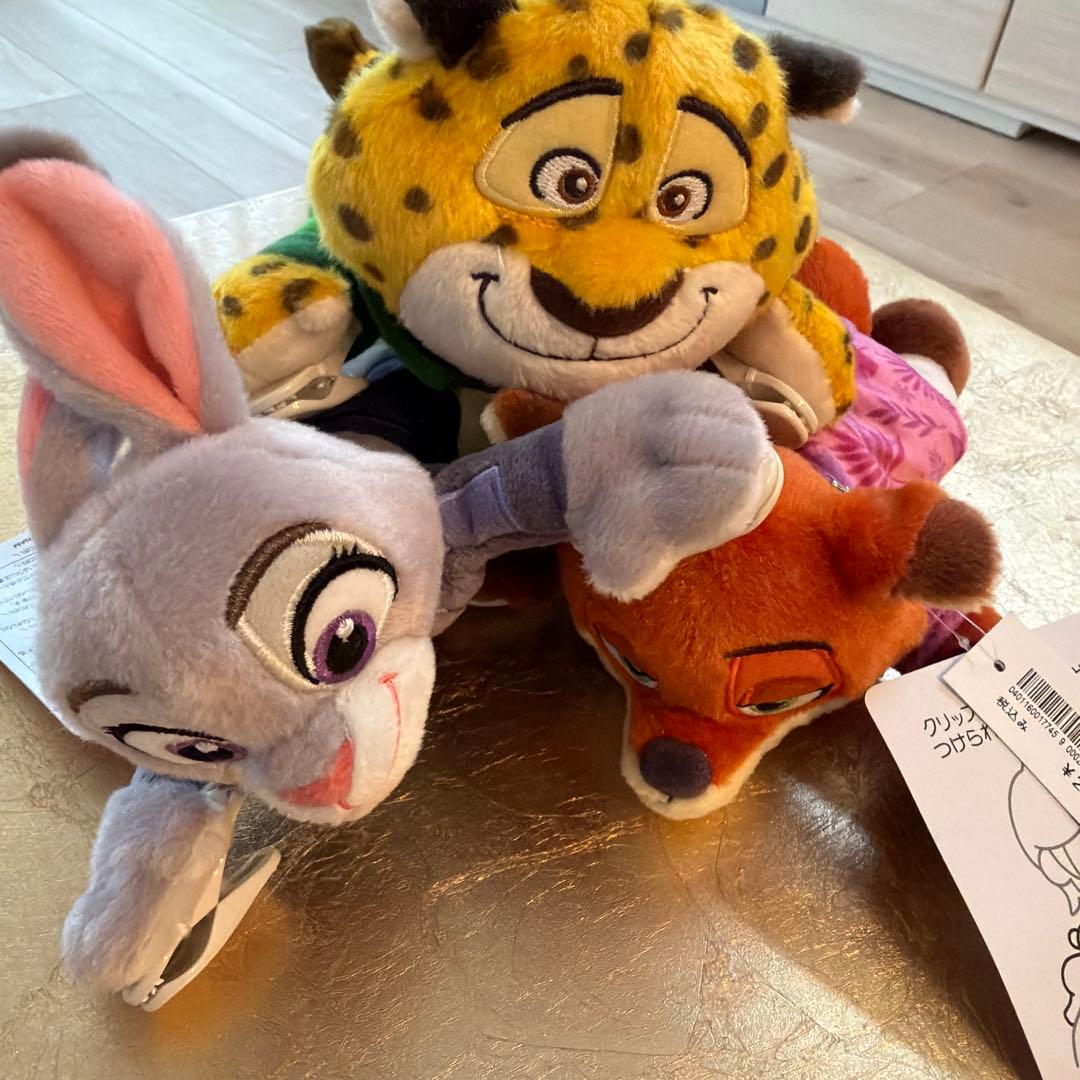 くっつきぬいぐるみ　肩のせ　ぬいぐるみ　ズートピア