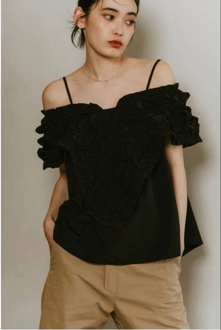 トップス Knuth Marf 2way off shoulder blouse