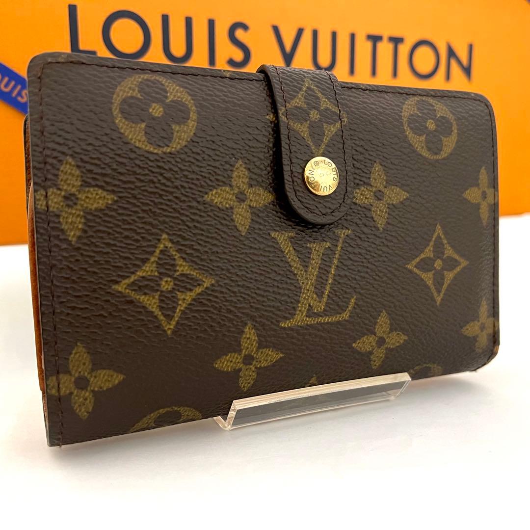 ✨良品✨ルイヴィトン モノグラム ポルトフォイユ ヴィエノワ がま口 折り財布