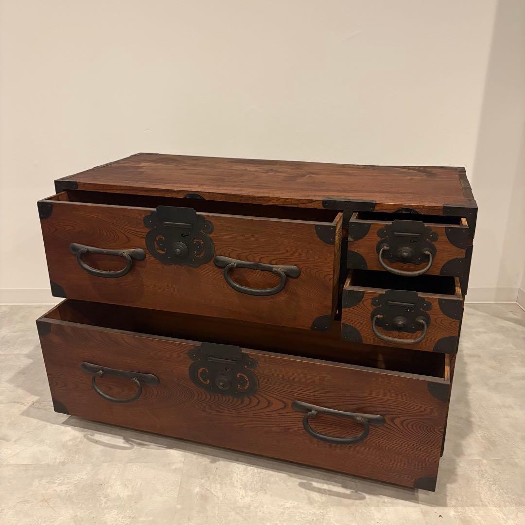 時代箪笥 ローチェスト 整理箪笥 ローボード テレビボード