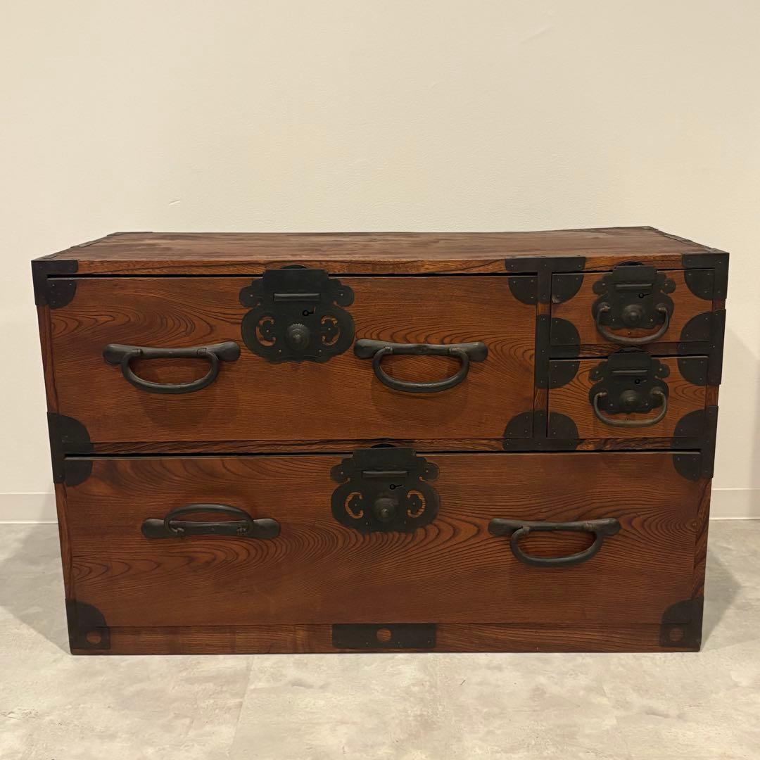 時代箪笥 ローチェスト 整理箪笥 ローボード テレビボード