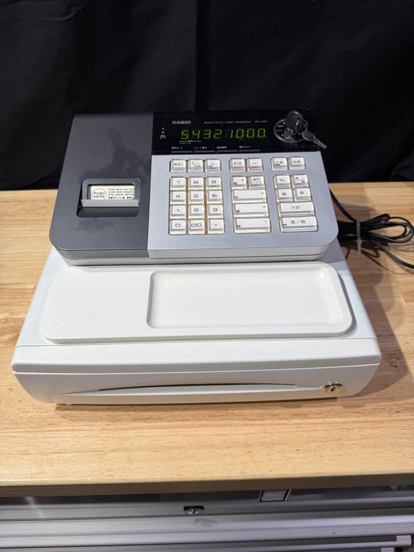 CASIOカシオ電子レジスター（SE-S10）② 中古品 簡易動作確認済み