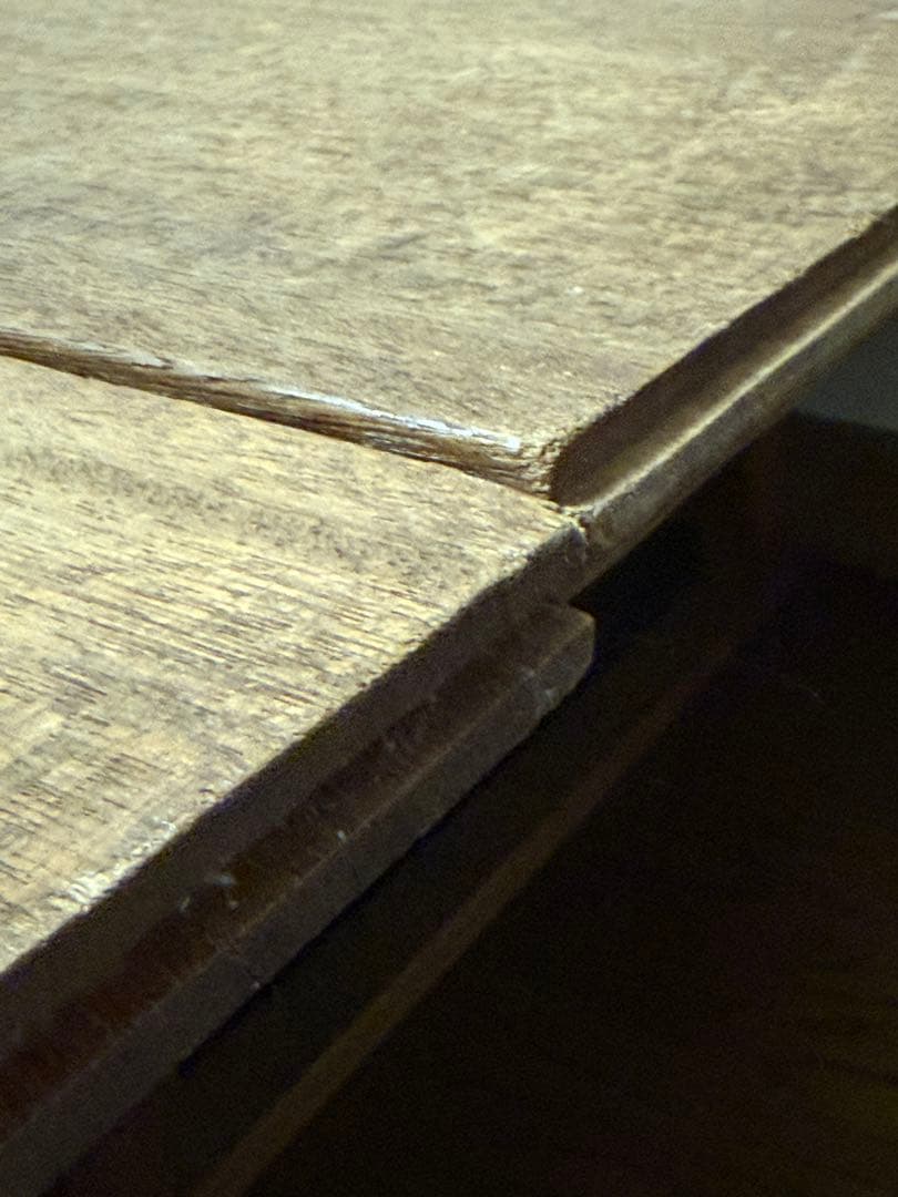 昭和レトロ　アンティーク　古い木の文机　ローテーブル②