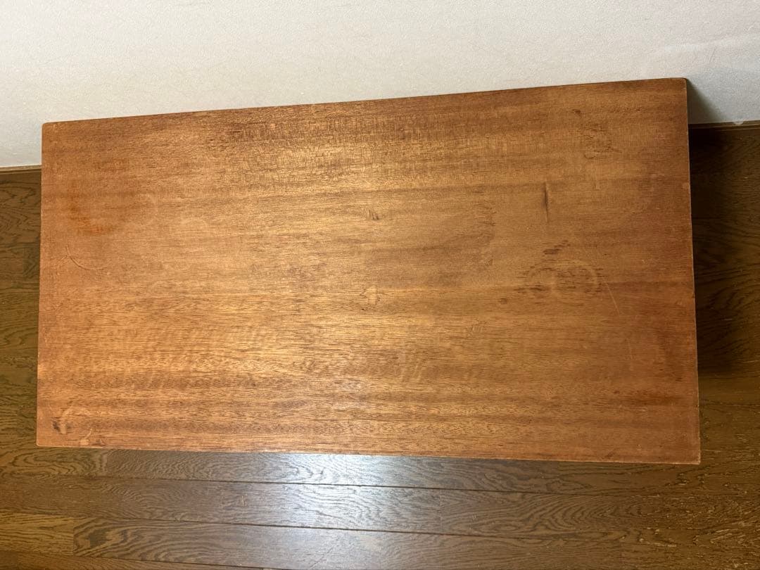 昭和レトロ　アンティーク　古い木の文机　ローテーブル②