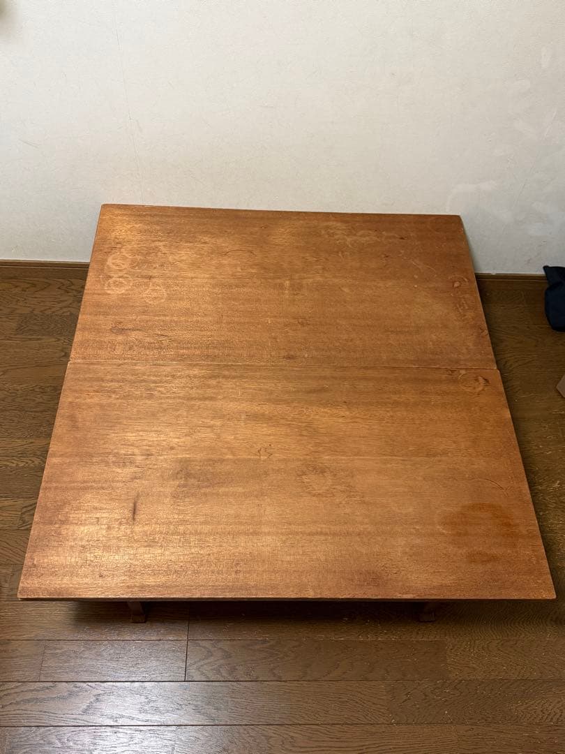昭和レトロ　アンティーク　古い木の文机　ローテーブル②