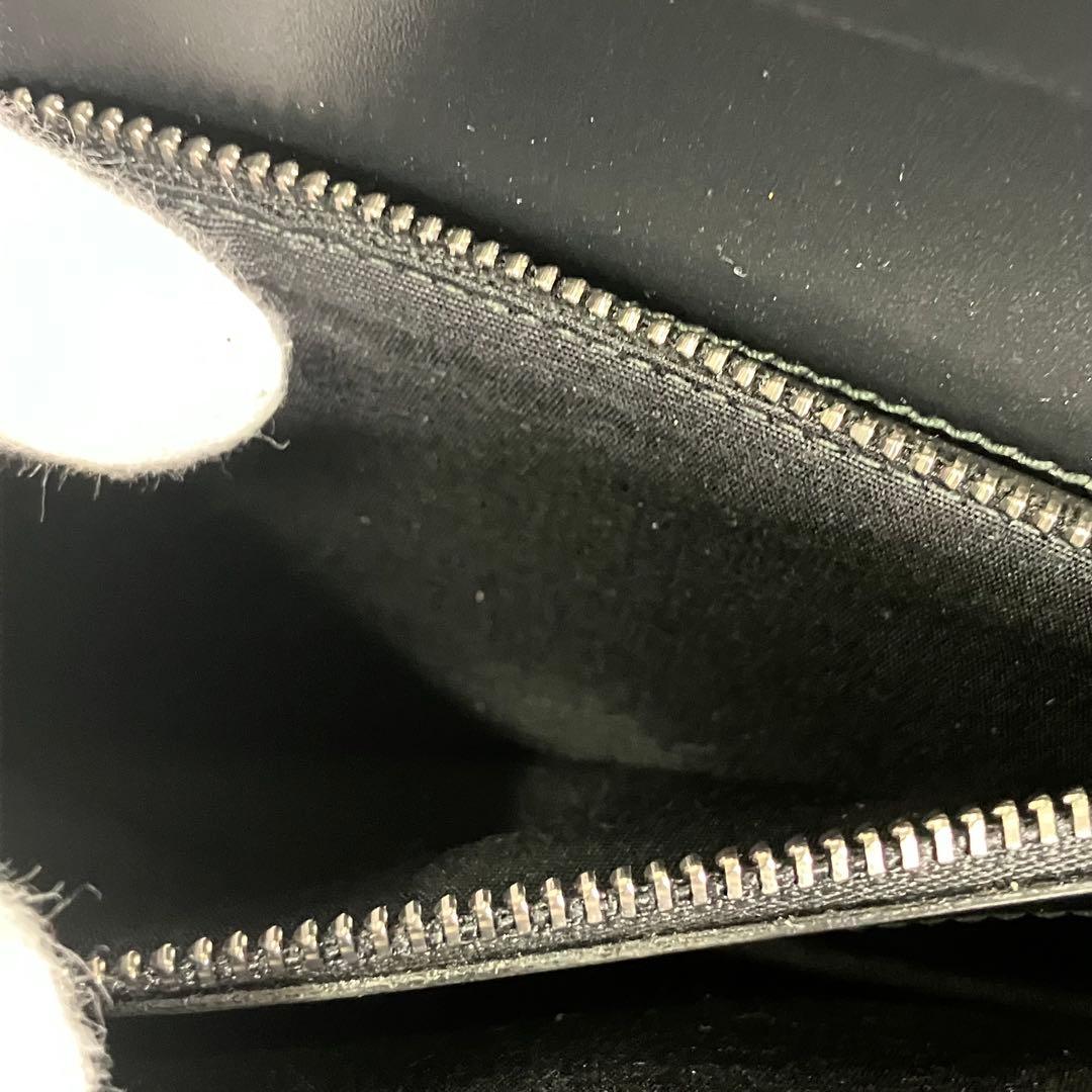 Kブルガリ セルペンティ スカリエ マン グレインレザー 長財布