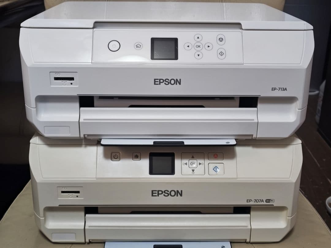 【ジャンク】EPSON EP-713A と EP-707A