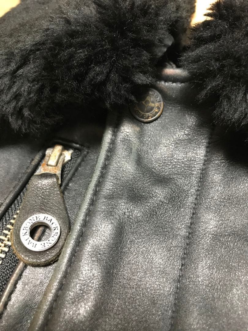 ミセス BACKBONE×Schott G-1レザーショットライダース