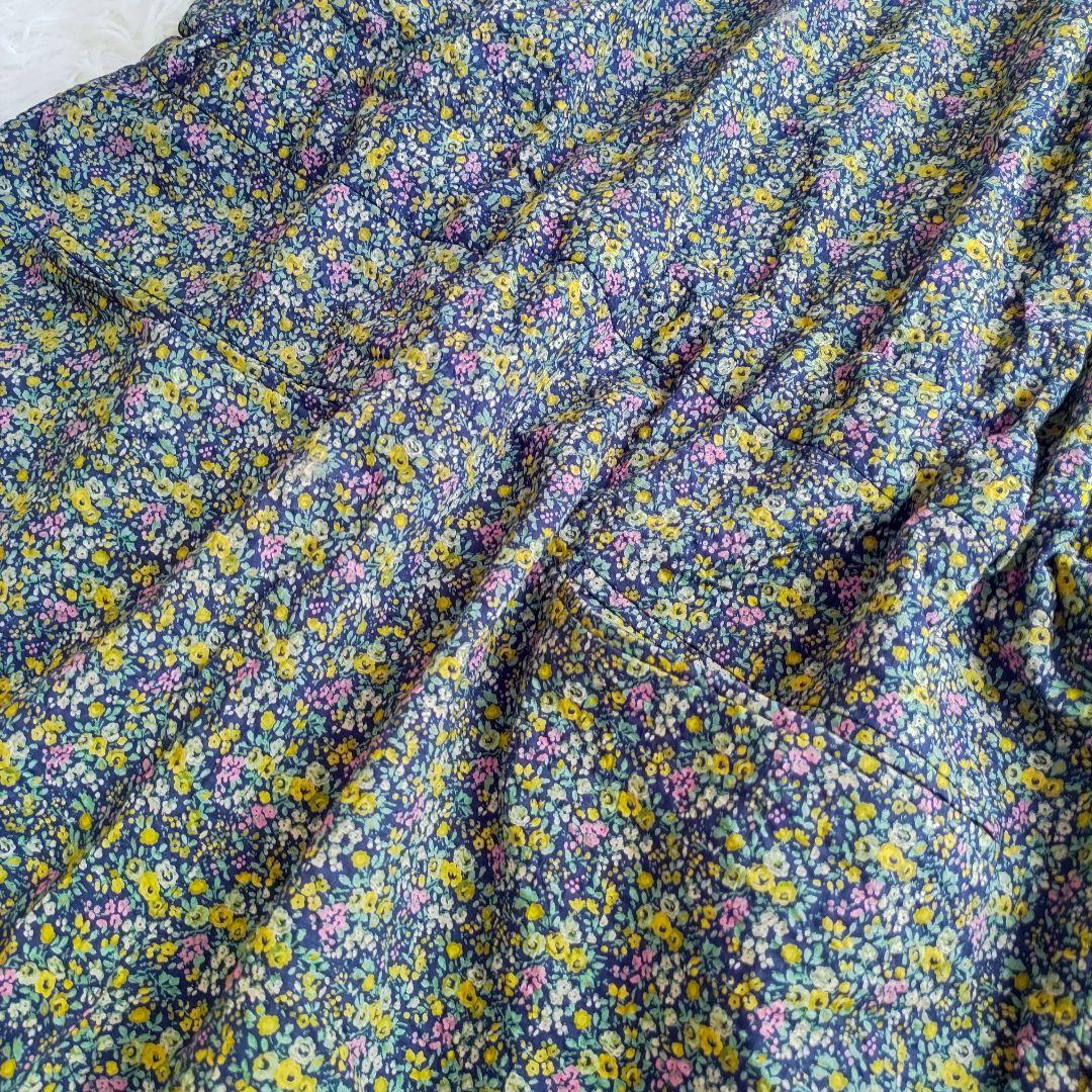 【美品】 かぐれ　リバティ　オールインワン　小花柄　オーバーオール　サロペット