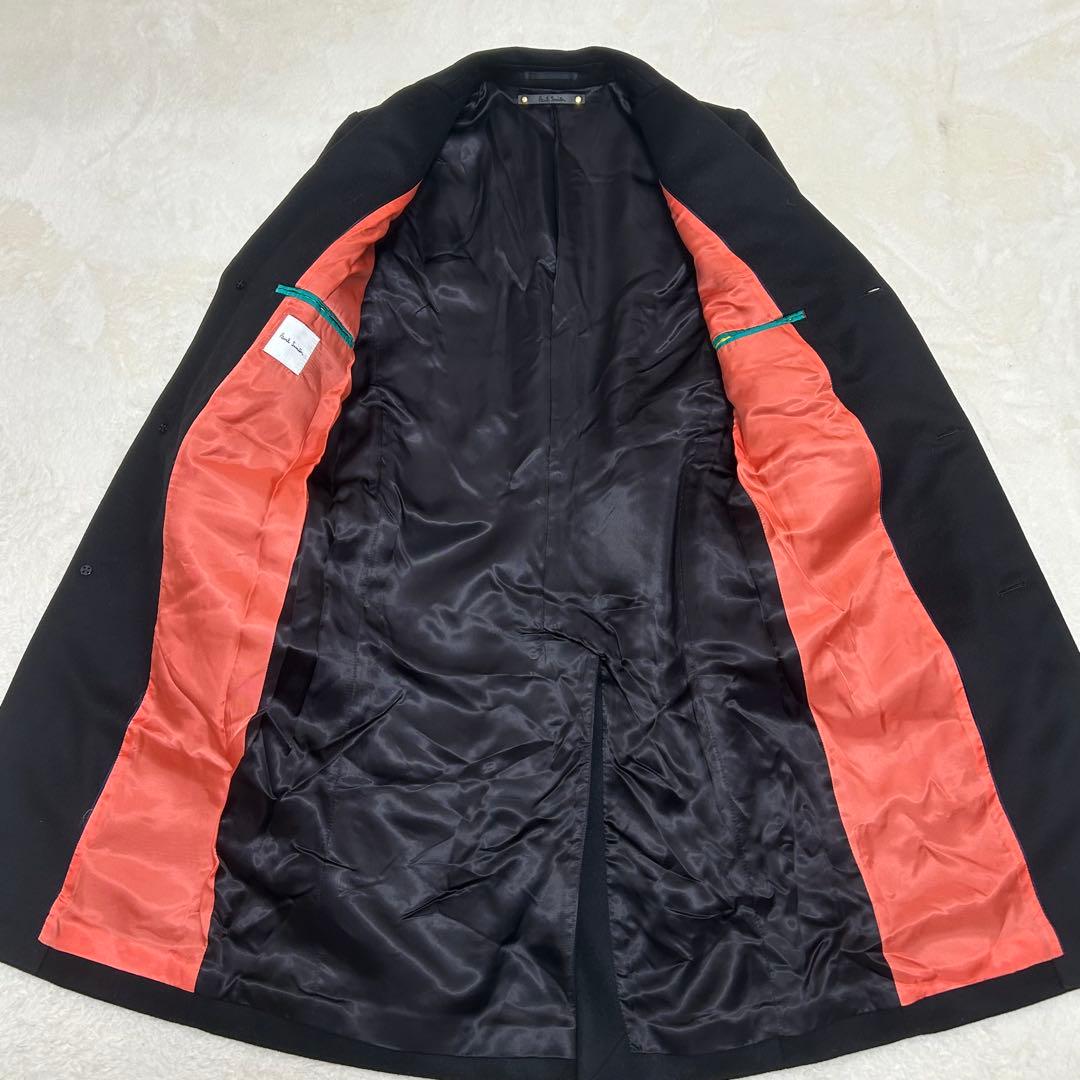 【美品】現行品 ポールスミス チェスターコート ウール ブラック Sサイズ