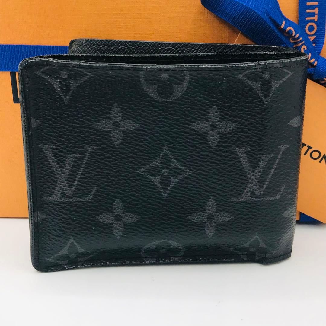 ルイヴィトン✨モノグラムエクリプス ポルトフォイユ マルコNM 二つ折り財布