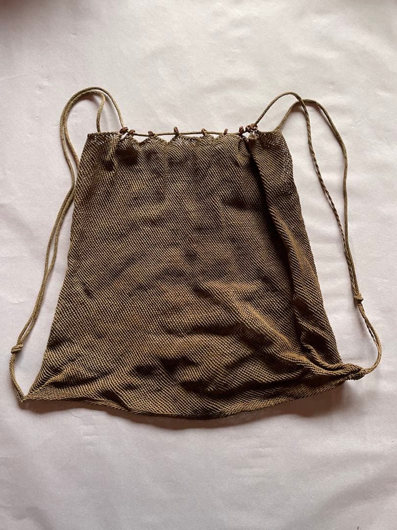 台湾民藝　苧麻背負袋 パイワン族