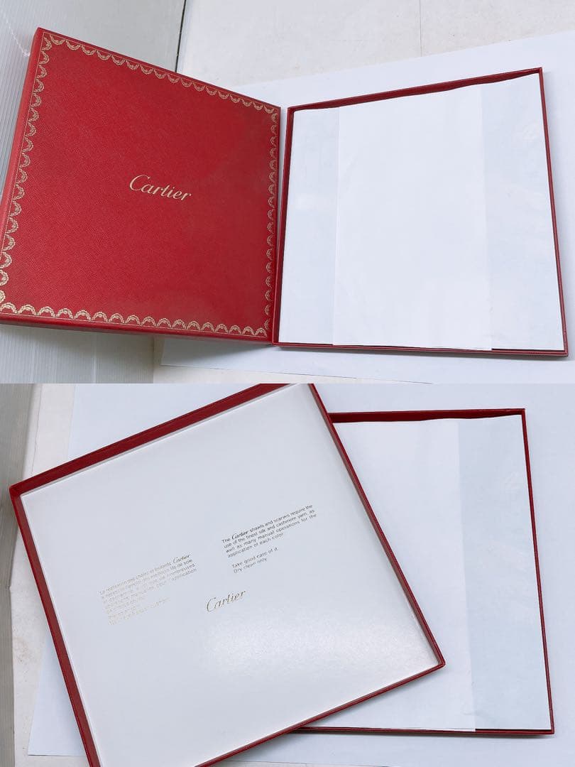 H*a様 Cartier スカーフ シルク 正方形 ブルー系 大判 カルティエス