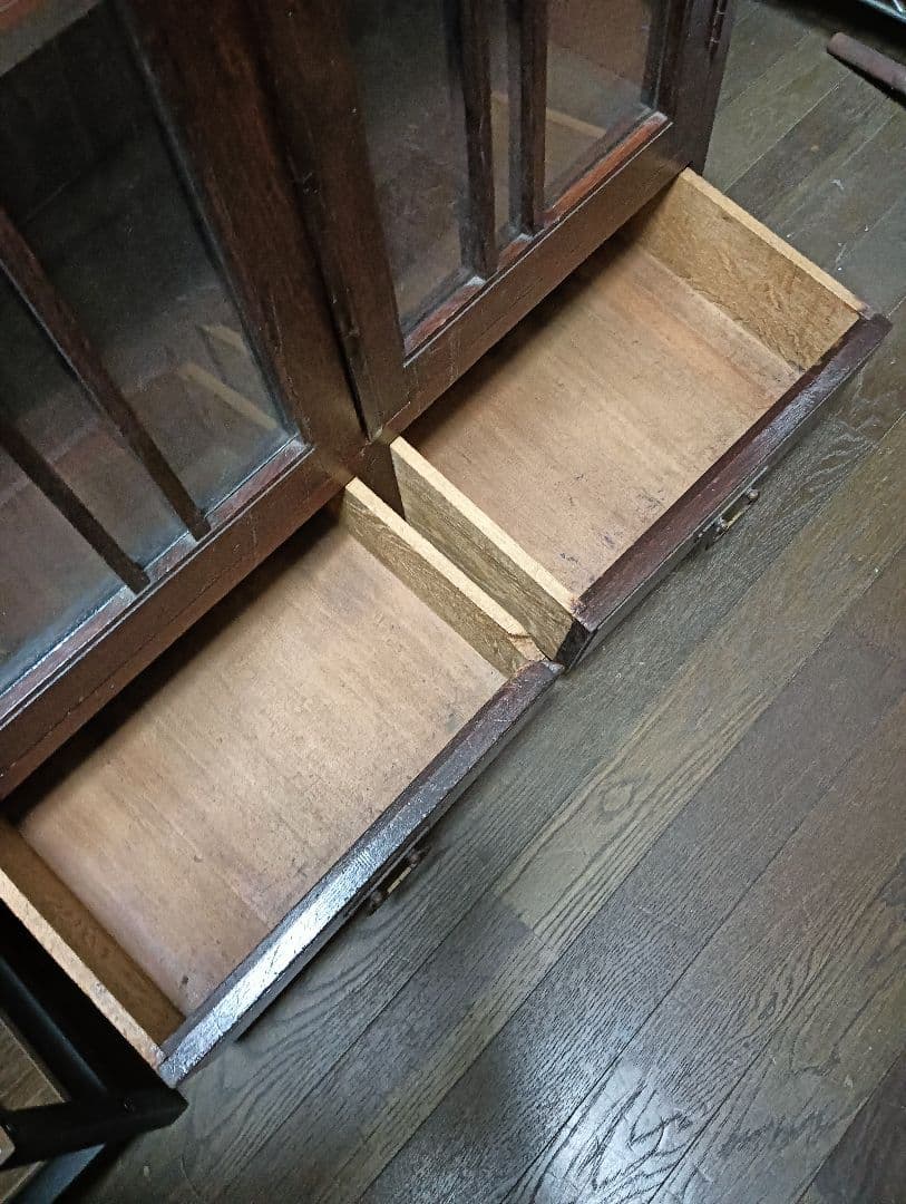 アンティーク 棚 ケース 梱包・発送たのメル便か手渡しで