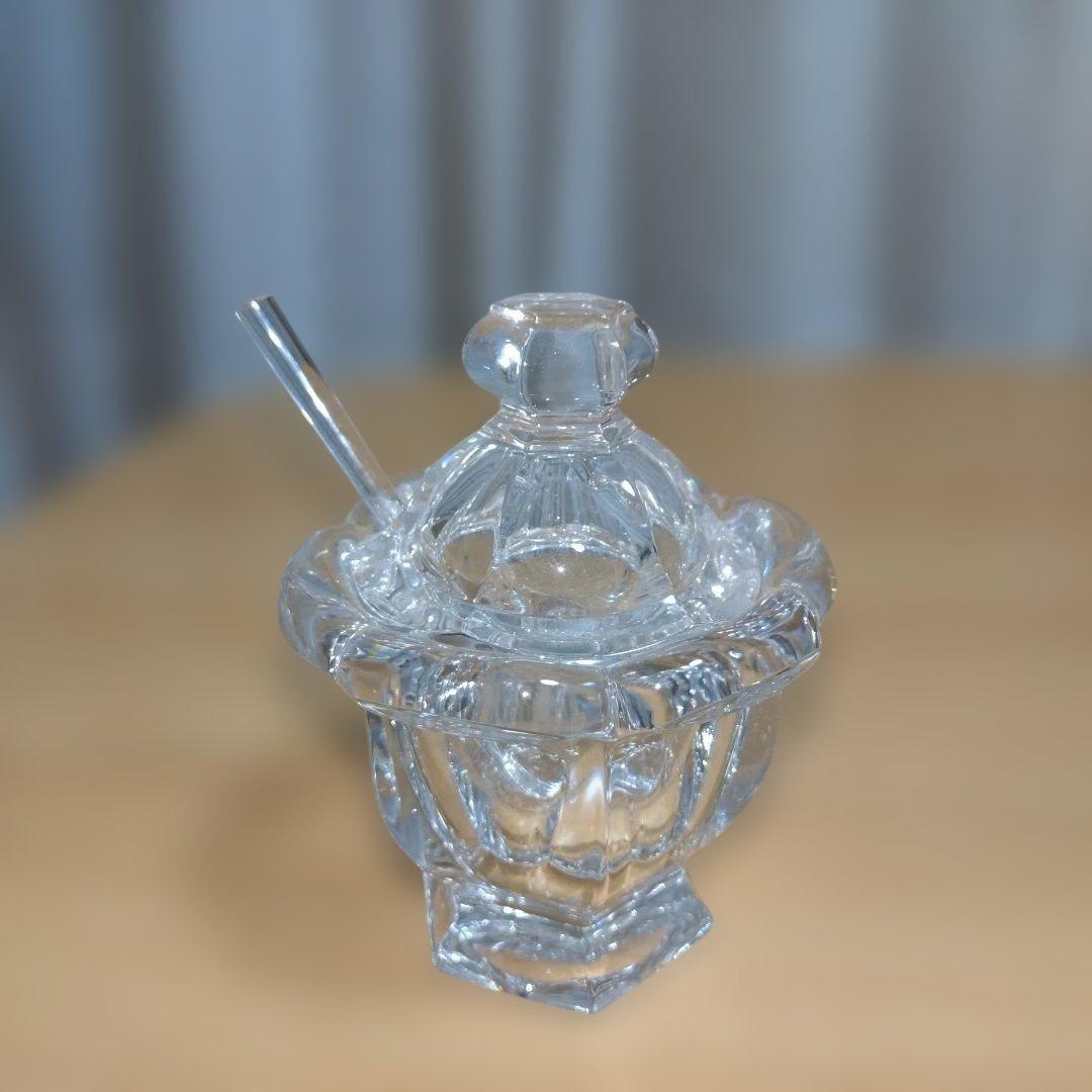 新品　バカラ ミズーリ マスタード(ジャム)ポット スプーン付