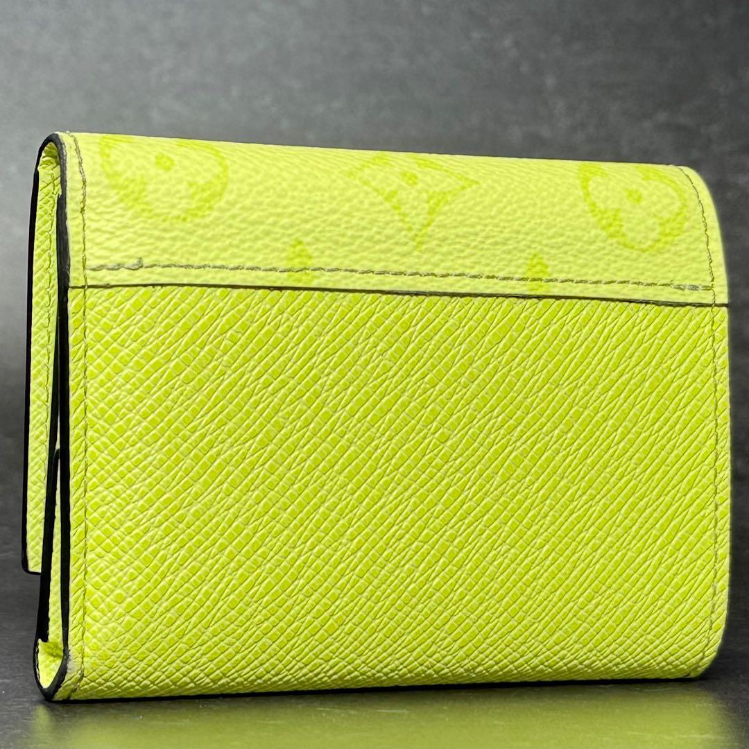超美品 日本限定 ルイヴィトン タイガラマ レモン ヴィクターウォレット 財布