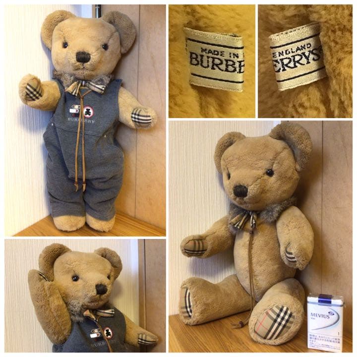 ◆入手困難◆80ヴィンテージ 特大55cm 英国 バーバリー テディベア 正規品