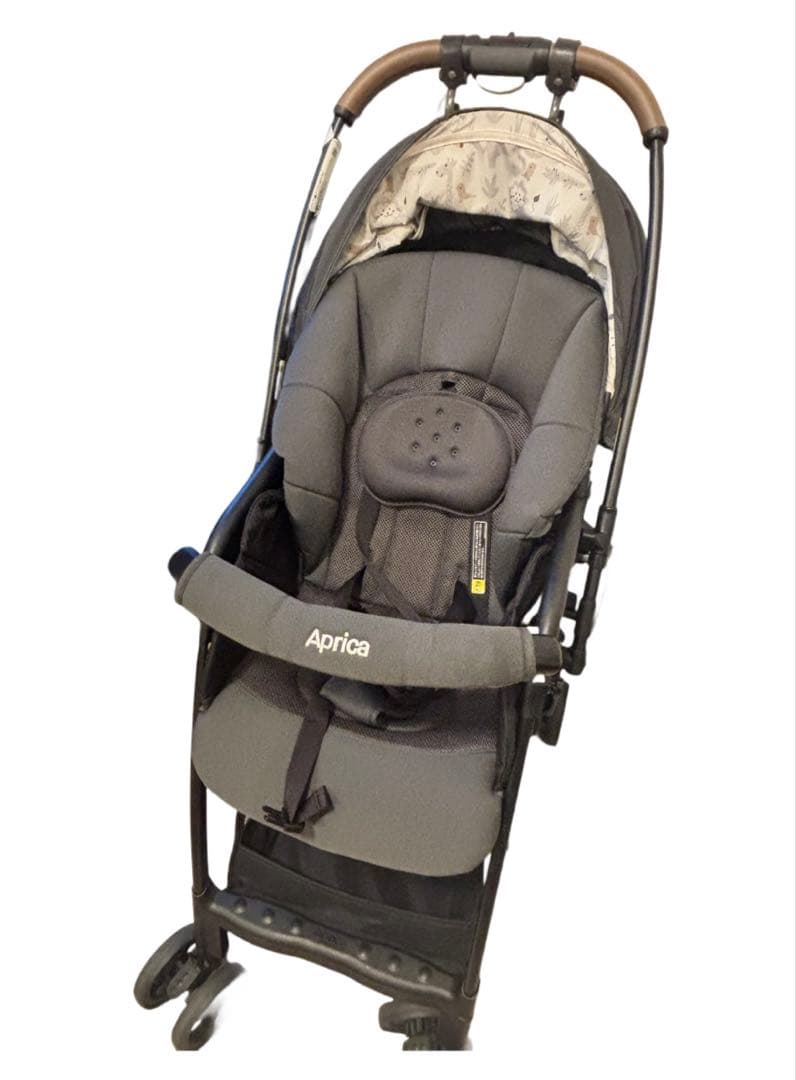Aprica ベビーカー グレー　カルーンエアー
