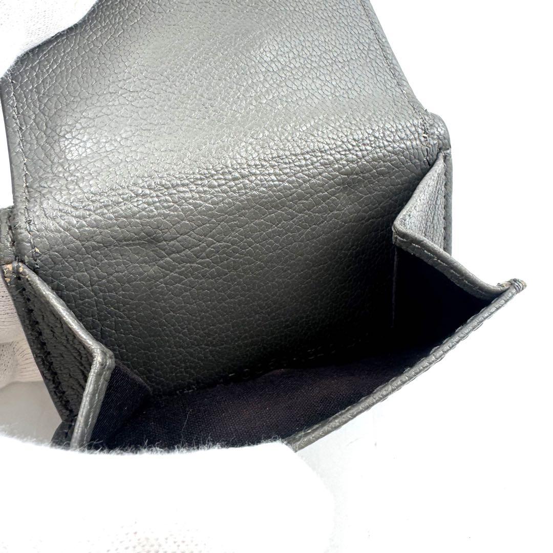 BALENCIAGA✨エッジシティミニウォレット 三つ折り財布 レザー グレー