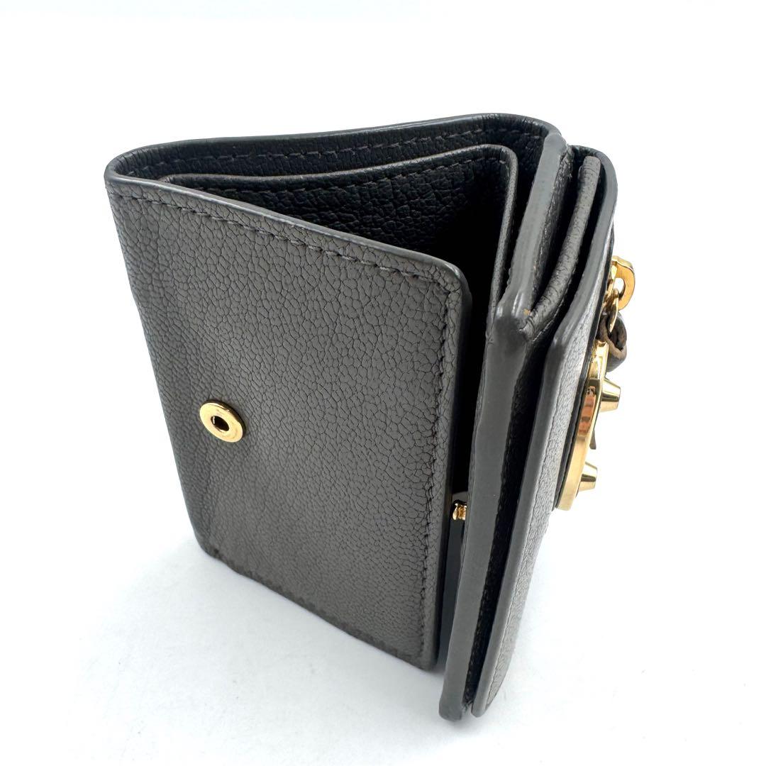 BALENCIAGA✨エッジシティミニウォレット 三つ折り財布 レザー グレー