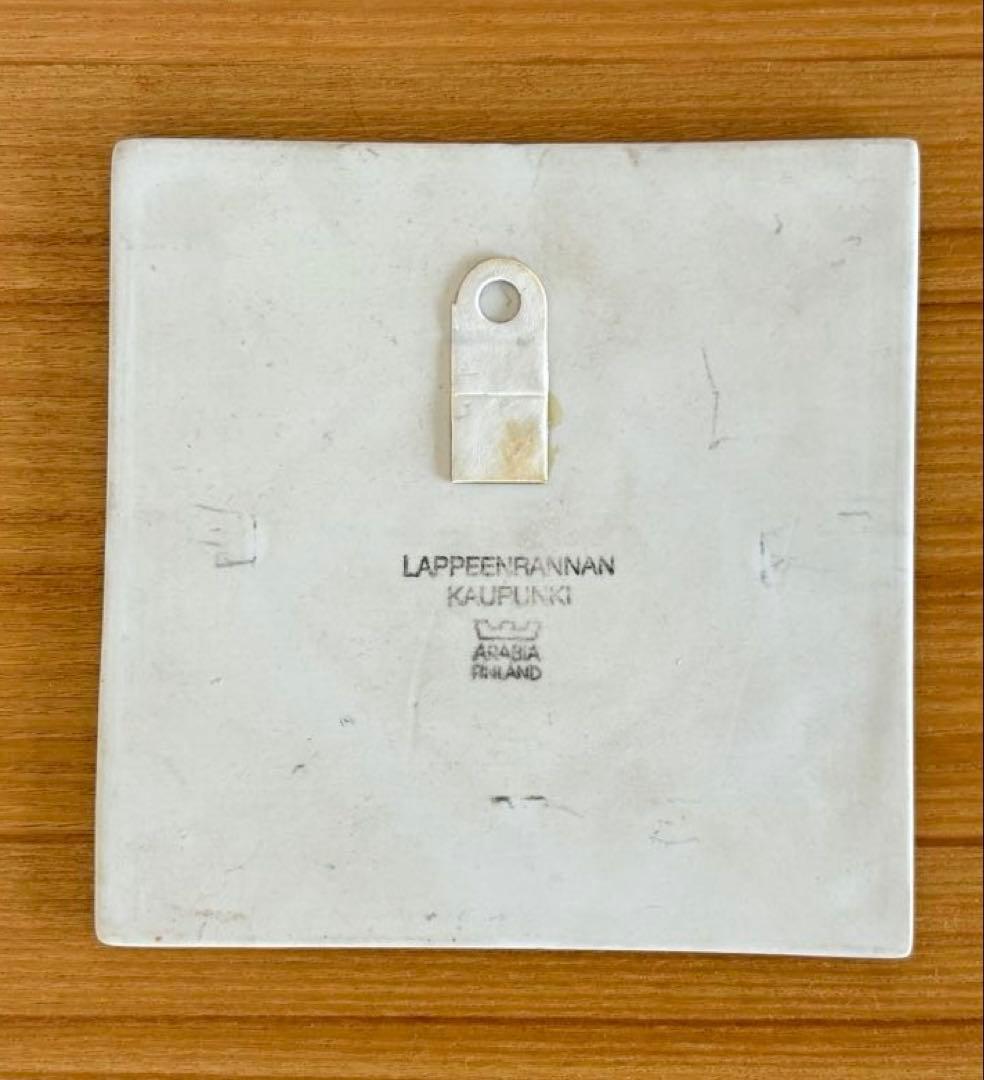 【希少品】ARABIA ヘルヤ ラッペーンランタ市別注 \"Norppa\" 陶板画