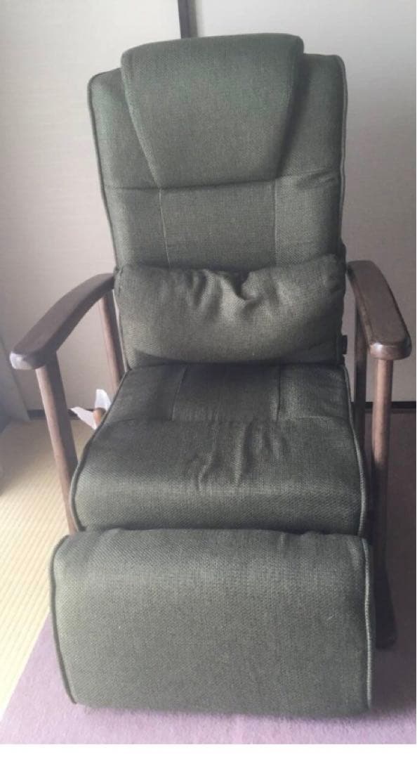 エムール　オットマン付き高機能高座椅子ポケットコイル座面リクライニングチェア