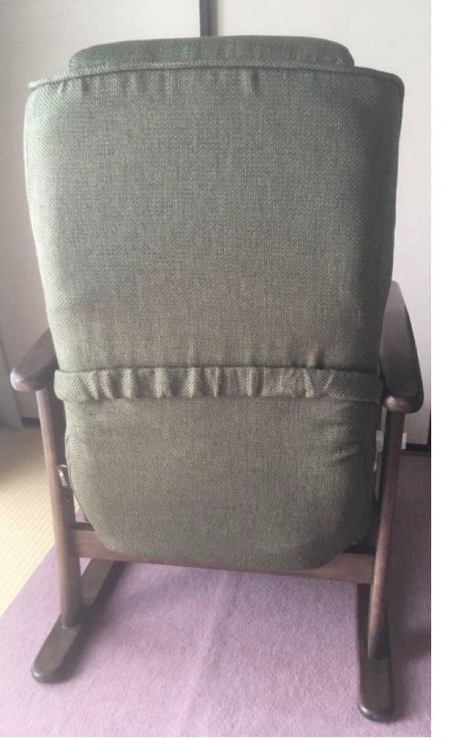 エムール　オットマン付き高機能高座椅子ポケットコイル座面リクライニングチェア