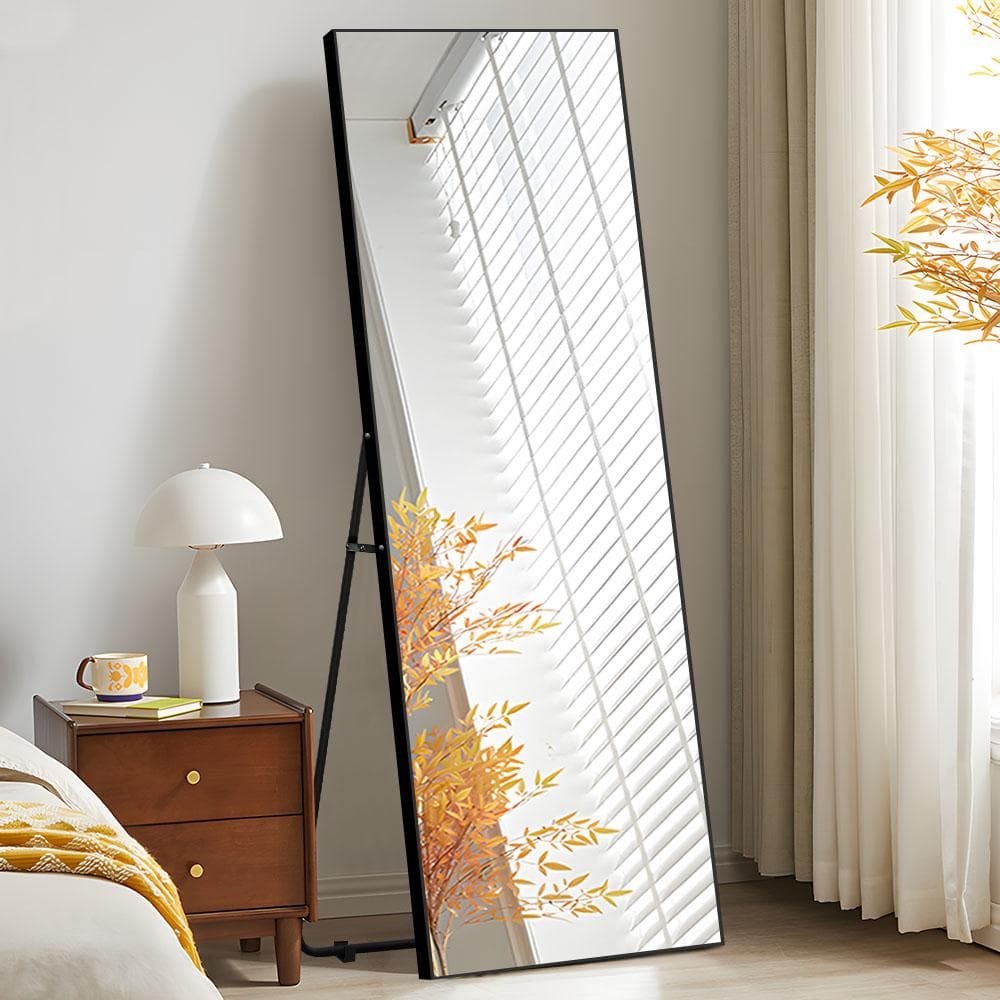 全身鏡 姿見鏡 スタンドミラー 強化ガラス 直角 壁掛けミラー160*50CM
