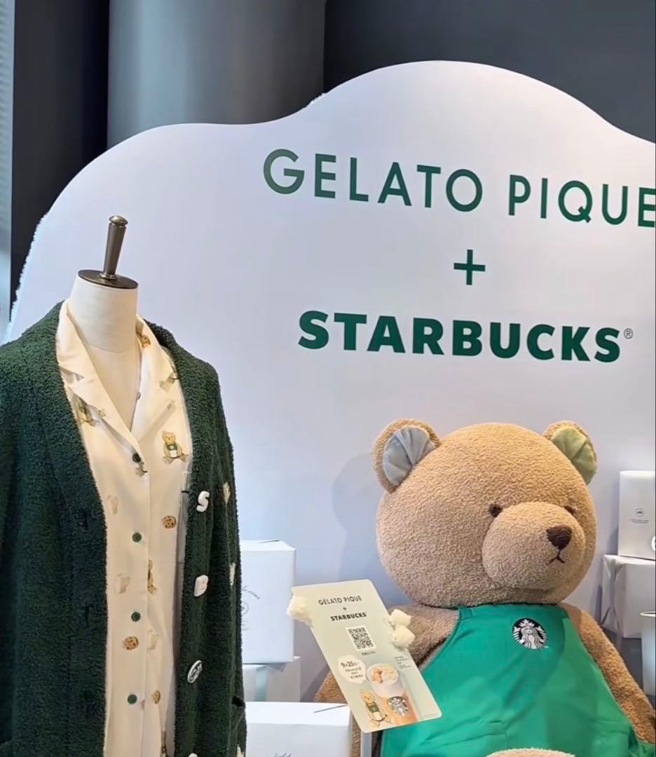 スタバ コラボ カーディガン ソックス セットアップ売り