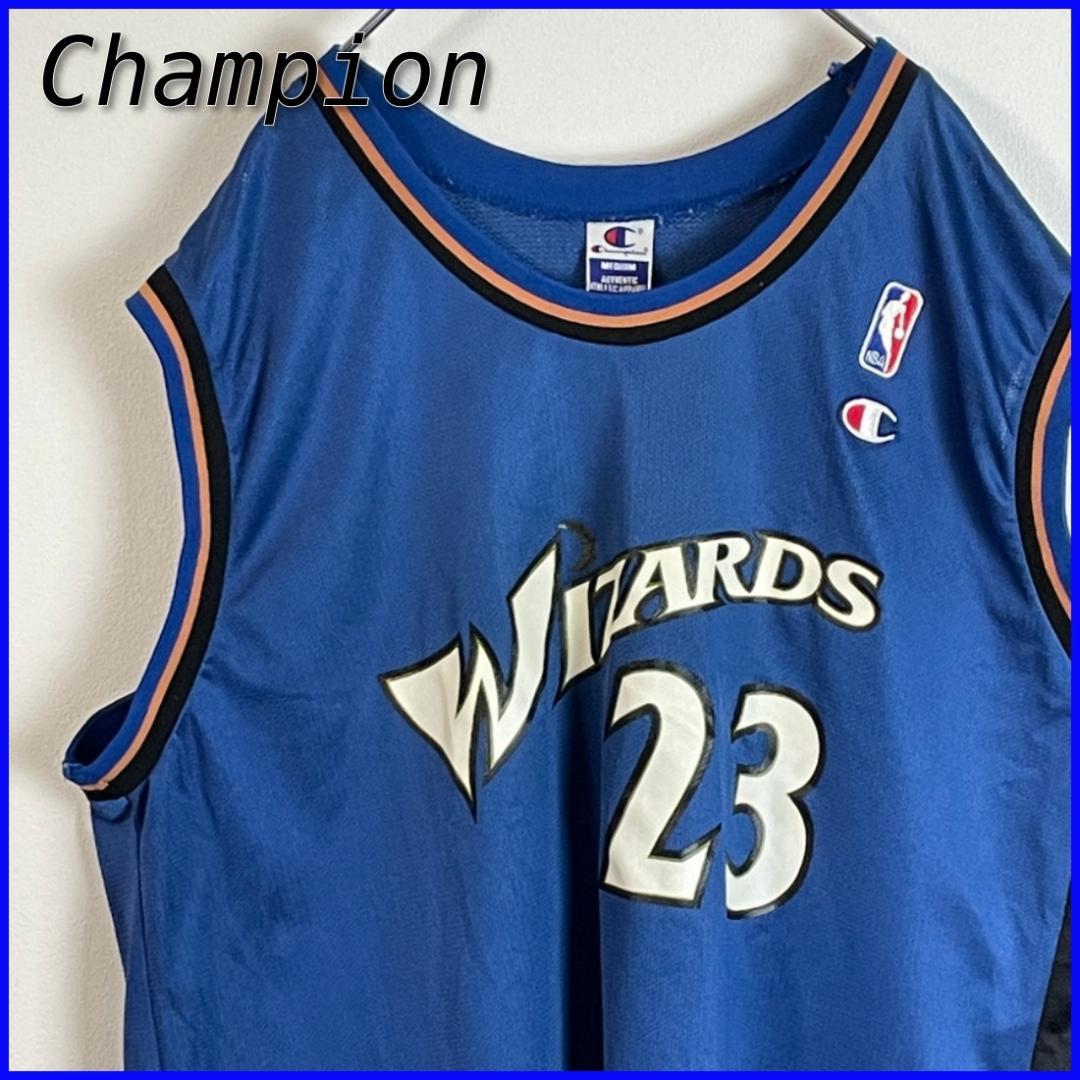 【NBA】Champion マイケル・ジョーダン 23 ゲームシャツ ウィザーズ