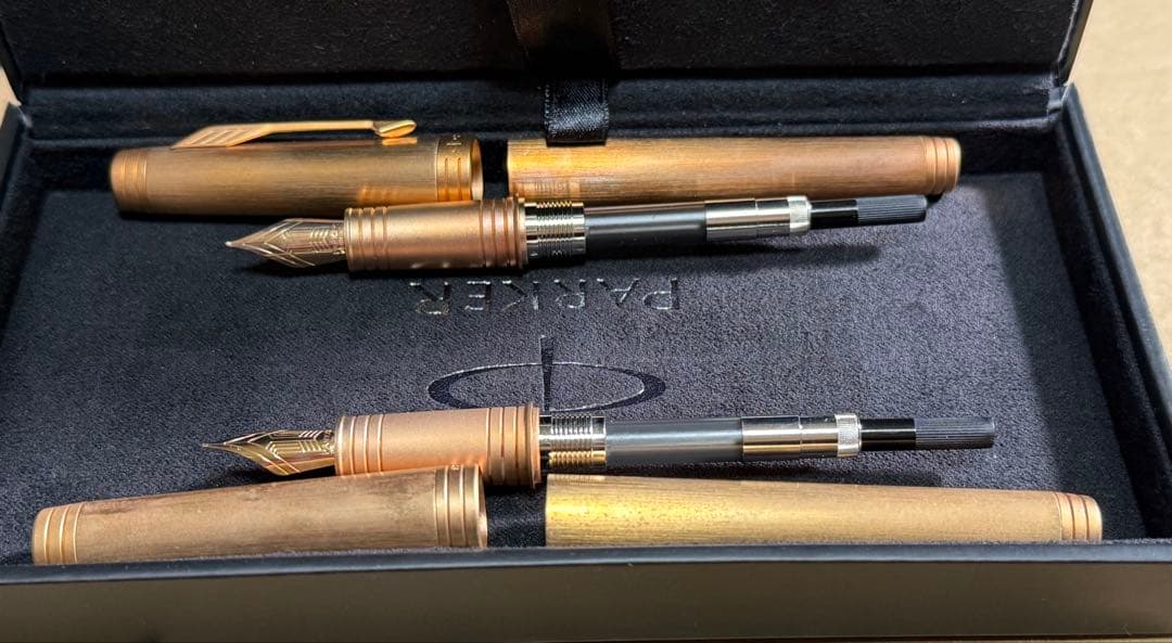 万年筆 パーカー プリミエ モノクローエディション ピンクゴールド F & M