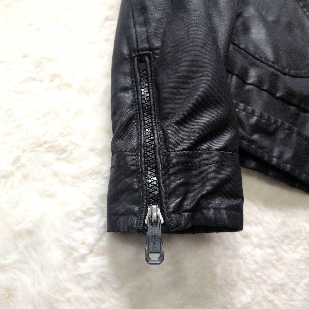 DIESEL ディーゼル ライダース コーティングジャケット ハイネック y2k