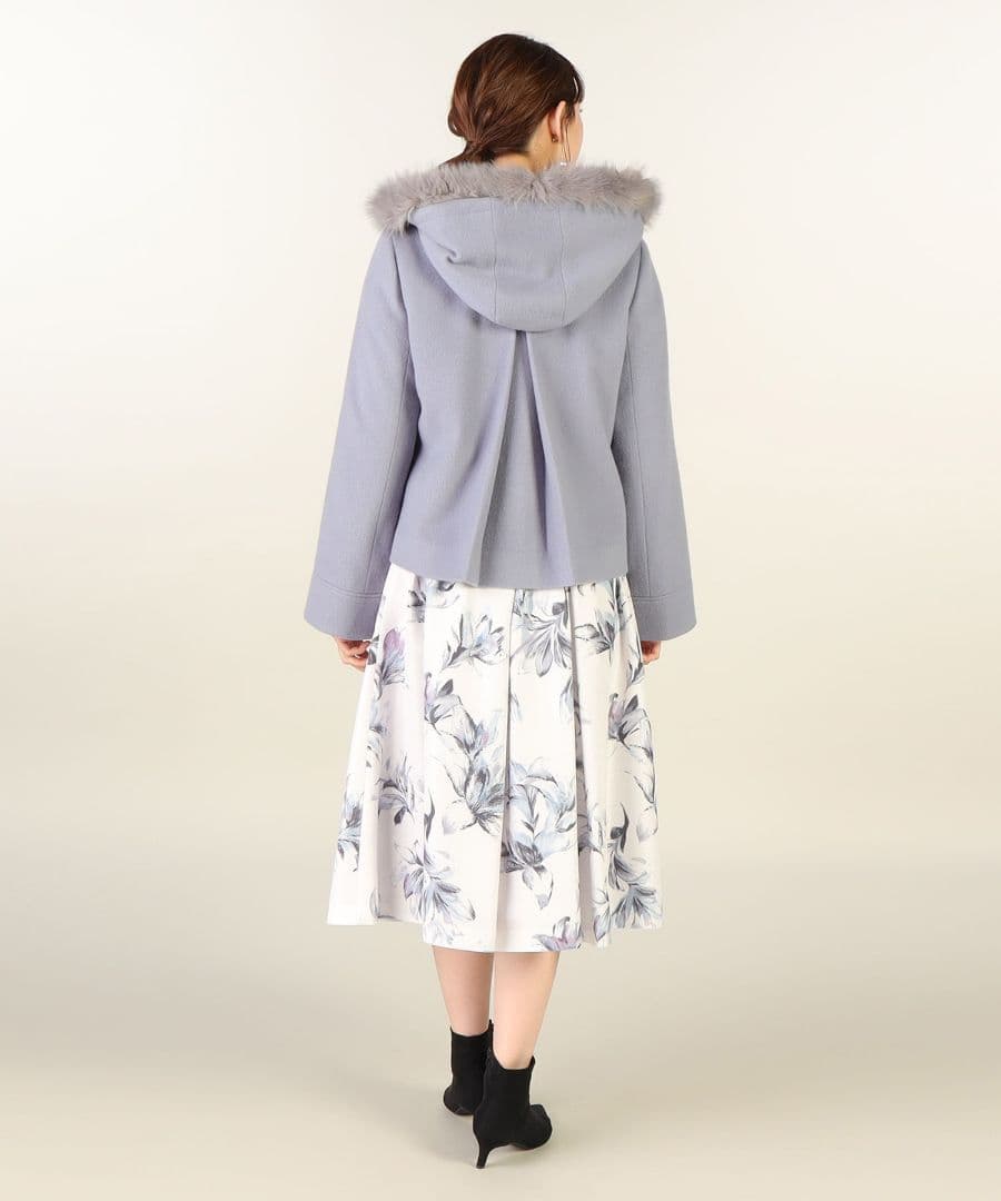 新品レッセパッセ♡フードファーショートコート