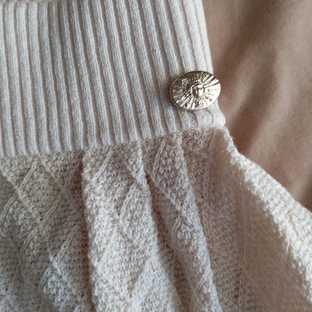 CHANEL アイボリー フレアスカート 34