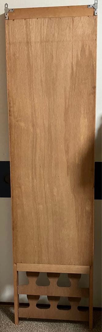 レトロアンティーク壁掛け鏡スリッパ収納付き