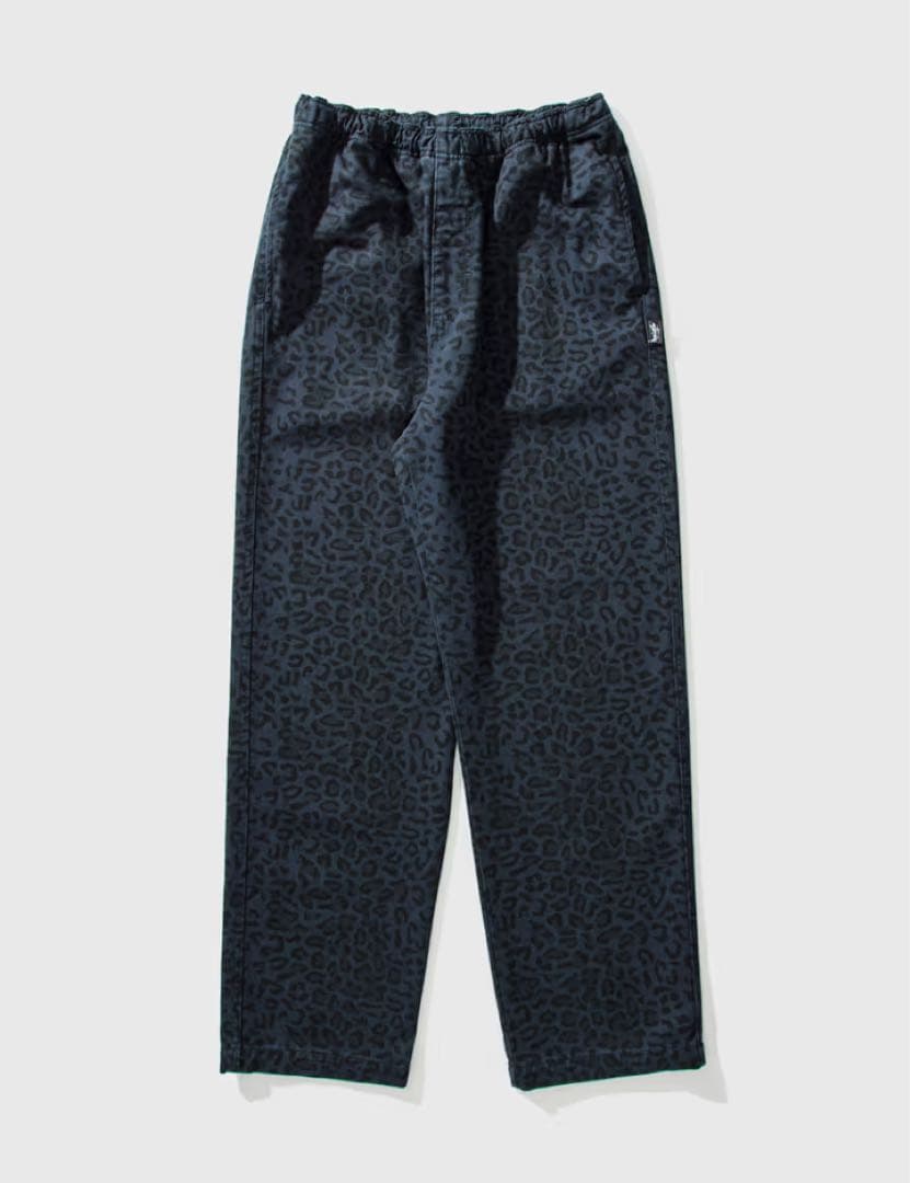 STUSSY LEOPARD BEACH PANT INK BLUE Mサイズ