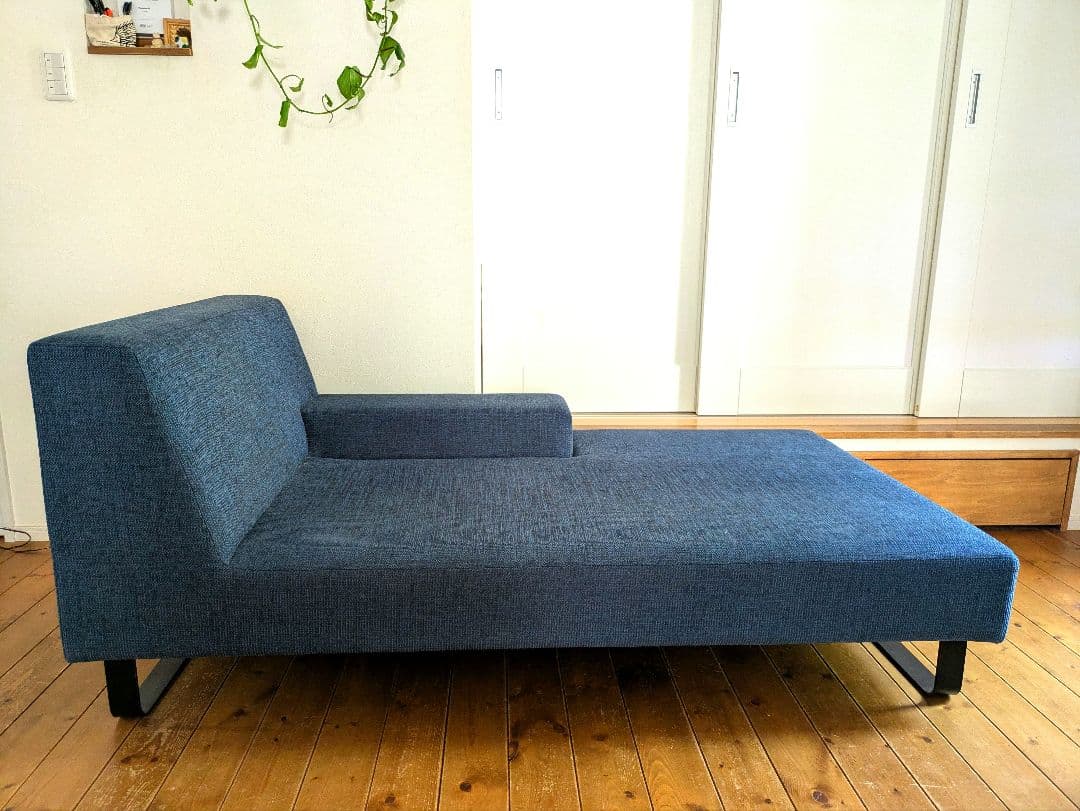美品 フランネルソファ　SIESTA シエスタ 1人掛けロング