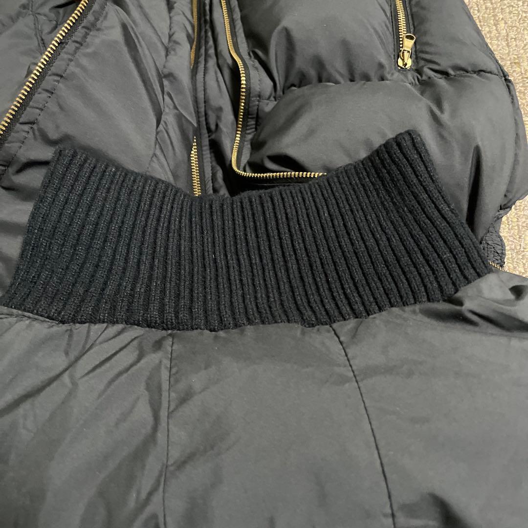 TATRASタトラス ダウンベスト ポーランド ラクーンファー ブラックSサイズ