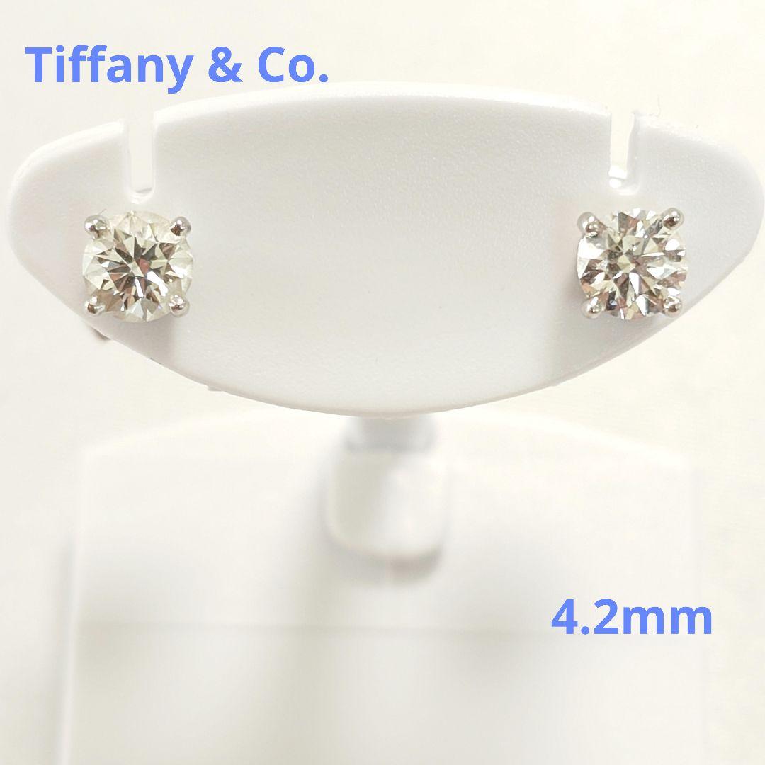 TIFFANY ティファニー ソリティア ダイヤモンド ピアス 6050
