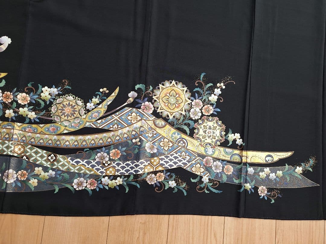 着物リメイクワンピース3697