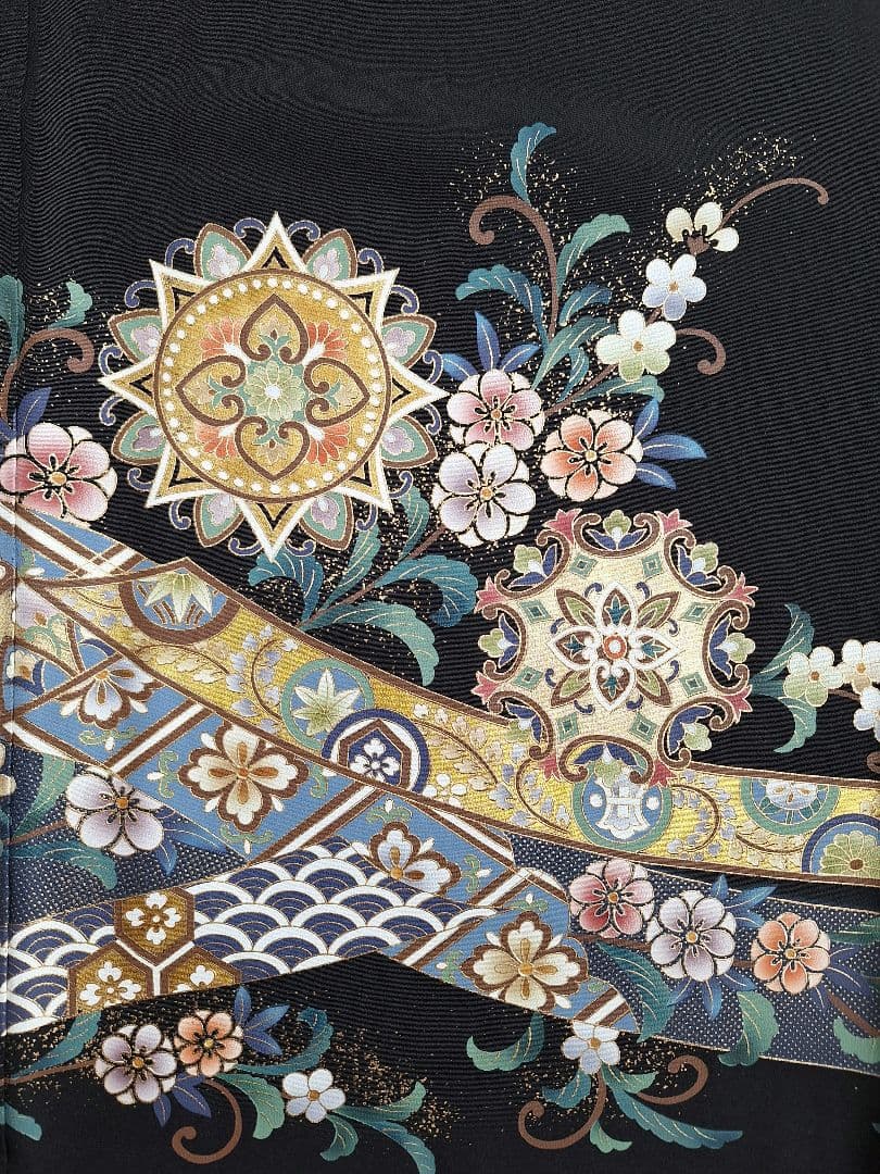 着物リメイクワンピース3697